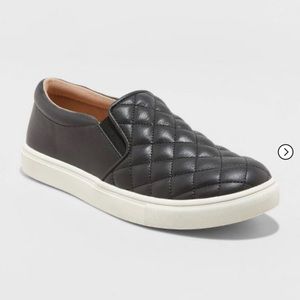 Black Quilted A New Day flat shoe size 7